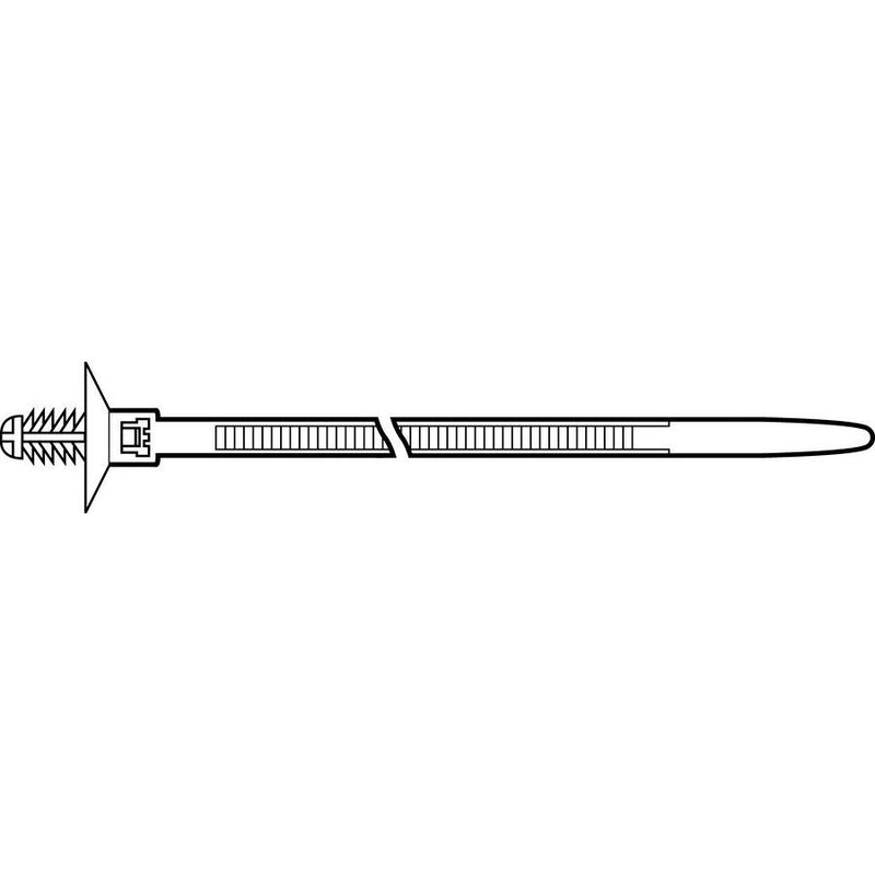 HellermannTyton - Kabelbinder Befestigungsbinder T50SDP6-PA66HIRHS-BK 170x5.1 − 500 Stück