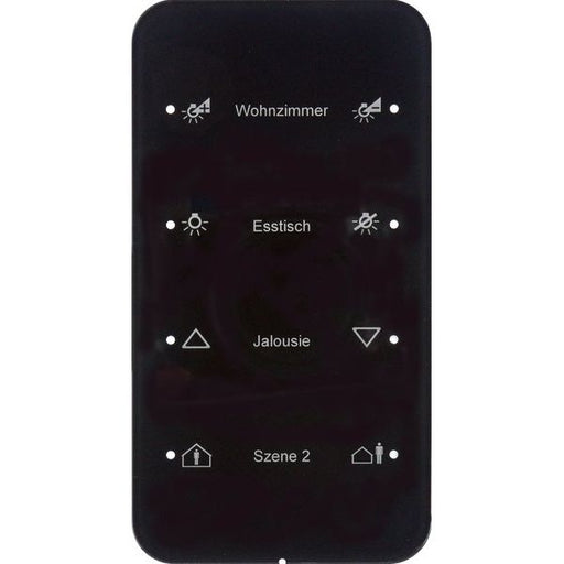 Berker - Bussystem-Tastsensor Touch-Sensor 4fach 75144165 Glas schwarz