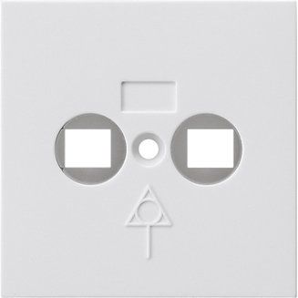 Gira - Zubehör/Ersatzteile für Installationsschalterprogramme Abdeckung Poten.ausgl.rws 810903 Dose