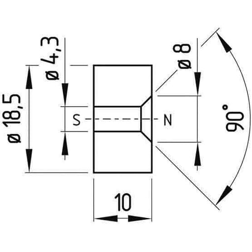 Schmersal - Zubehör/Ersatzteile für Positionsschalter Magnet BP 10