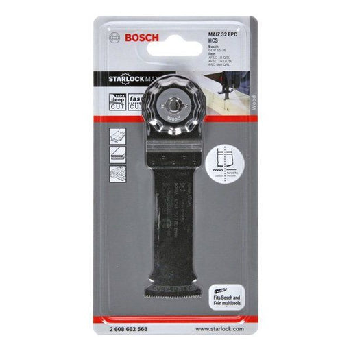 Bosch - Blatt für Oszillierer HCS Tauchsägeblatt MAIZ 32 2608662568 EPC Wood 80 x 32 mm