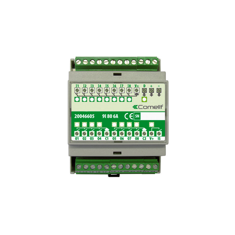 Comelit - Bussystem-Basismodul Schaltmodul 20046605 6A, 4 DIN