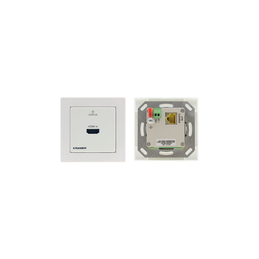 Kramer - Endgeräteumschalter EU+UK-Wandsender WP-871XR/EU-80/86(W) m.Rahmen,ws