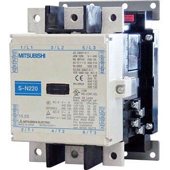 Mitsubishi Electric - Leistungsschütz zum Schalten von Wechselstrom Leistungsschütz S-N220 AC400V