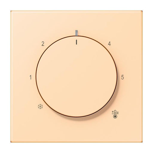 Jung - Abdeckung/Bedienelement für Installationsschalterprogramme Abdeckung für Thermostat LC 1749 BF 223 ocre (32060)