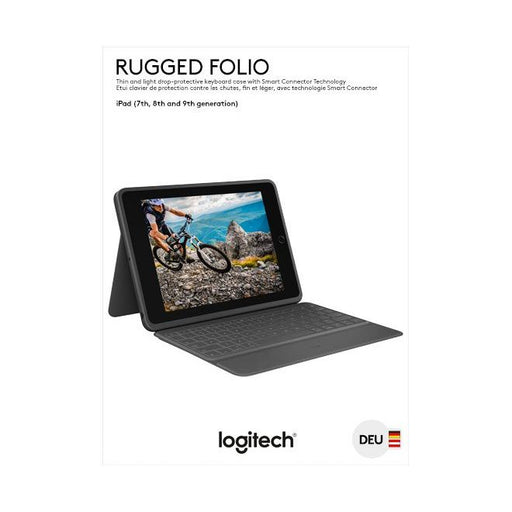 Logitech - Tastatur RuggedFolio f.iPad 10.2