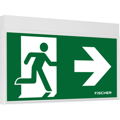 Fischer - Sicherheitsleuchte LED-Rettungszeichenleuchte SRE-E383AT2 EB 3/8h,27m,IP40