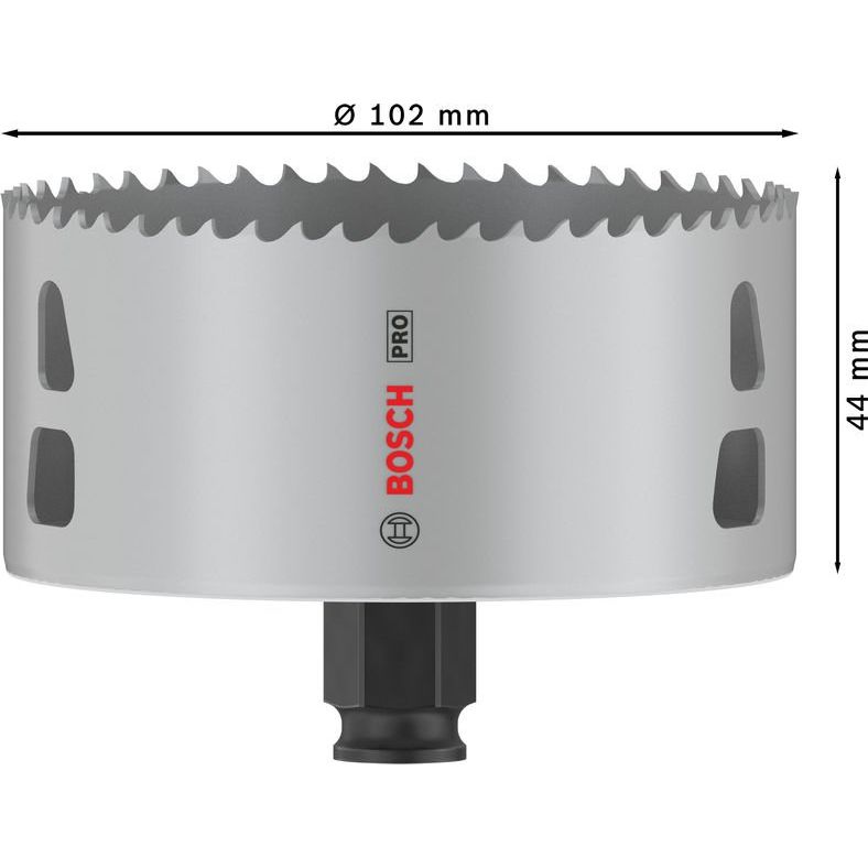 Bosch - Werkzeugset PRO Multi Material PC Plus 2608594487VE(8) Lochsäge 102 mm