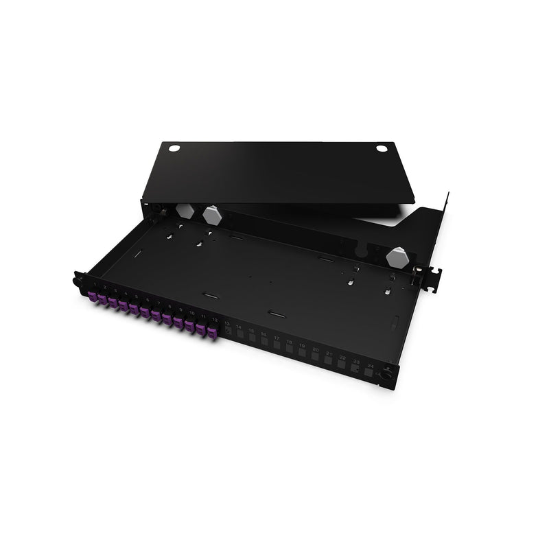 Corning - Patchpanel LWL LWL-Gehäuse feststehend LAN1-24AV-ADPT-B vorbestückt