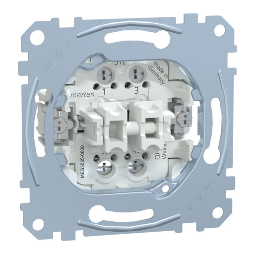 Merten - Taster Doppeltaster-Einsatz 2S MEG3055-0000 1-pol.10A 250V AC