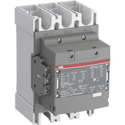 ABB Stotz S&J - Leistungsschütz zum Schalten von Wechselstrom Schütz AF305-30-11-11 50/60Hz / 20-60V DC