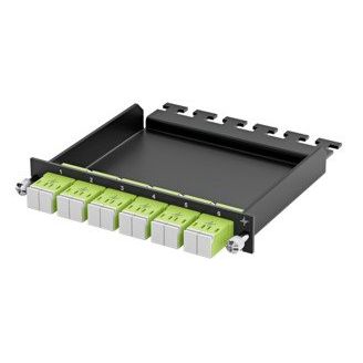 Telegärtner - Moduleinsatz für Patchpanel LWL HD3-ES Patch-Modul 100022365 0,5HE 6xLC-D OS2/APC