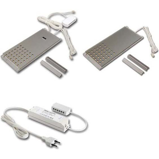 Hera - Decken-/Wandleuchte 2er-Set LED-Unterb.leuchte 61055120308 nw eds m.IR-Sch