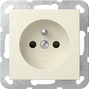 Gira - Steckdose Steckd. Erdstift+SH 448501 Cremeweiß
