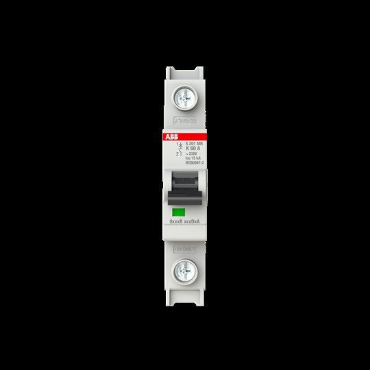 ABB Stotz S&J - Leitungsschutzschalter Sicherungsautomat S201MR-K60 10kA, 60A, 1P, RTT