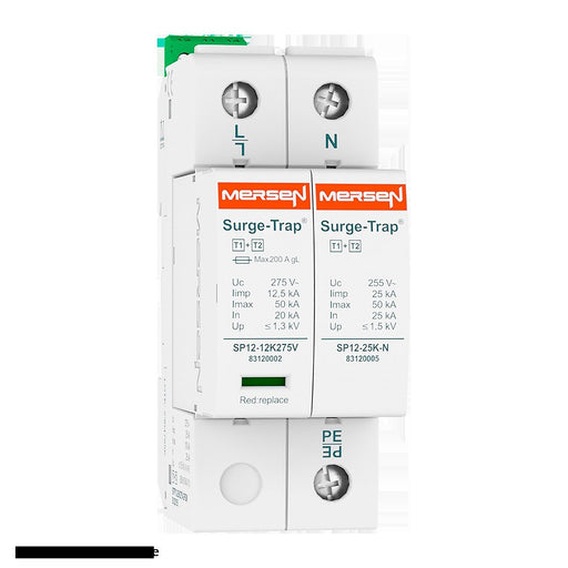 Mersen - Blitzstromableiter für Energietechnik Überspg.-Ableiter Typ 1+2 STPT12-12K320V-2PGM 12,5kA Uc320V 1+1 TT