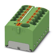 Phoenix Contact - Durchgangs-Reihenklemme Verteilerblock PTFIX 10/12X4 GN − 8 Stück