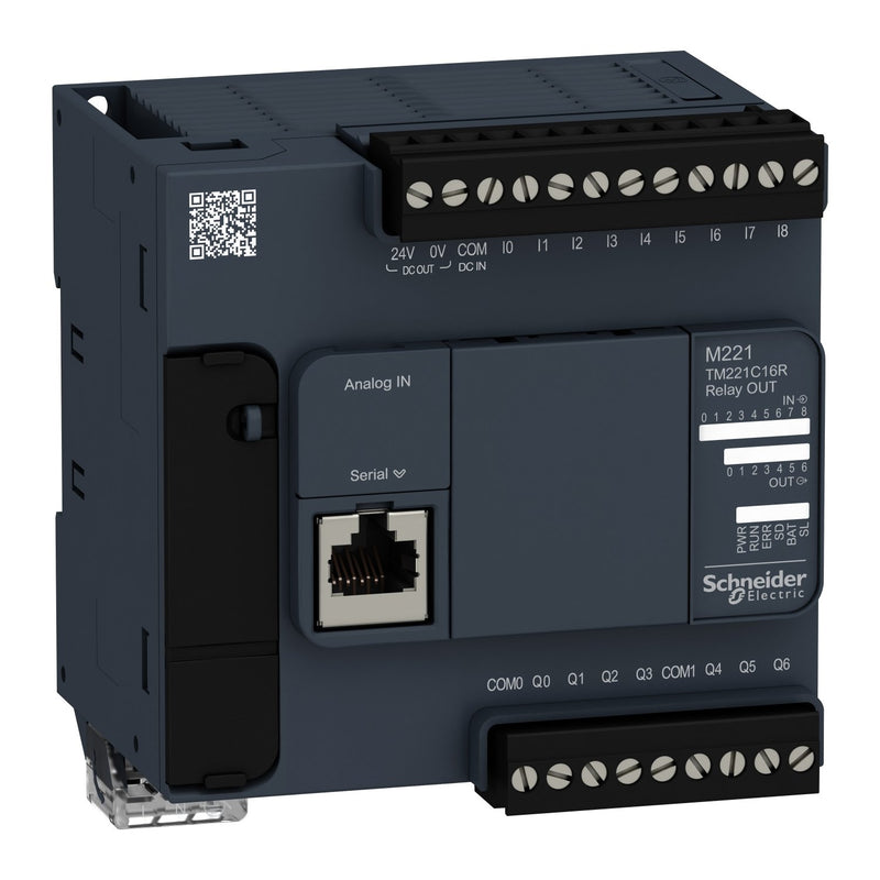 Schneider Electric - SPS-Grundgerät SPS-Steuerung M221C TM221C16R seriell