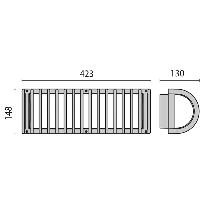 Performance in Light - Decken-/Wandleuchte Wand- und Deckenleuchte 002098 2x40W IAA A60