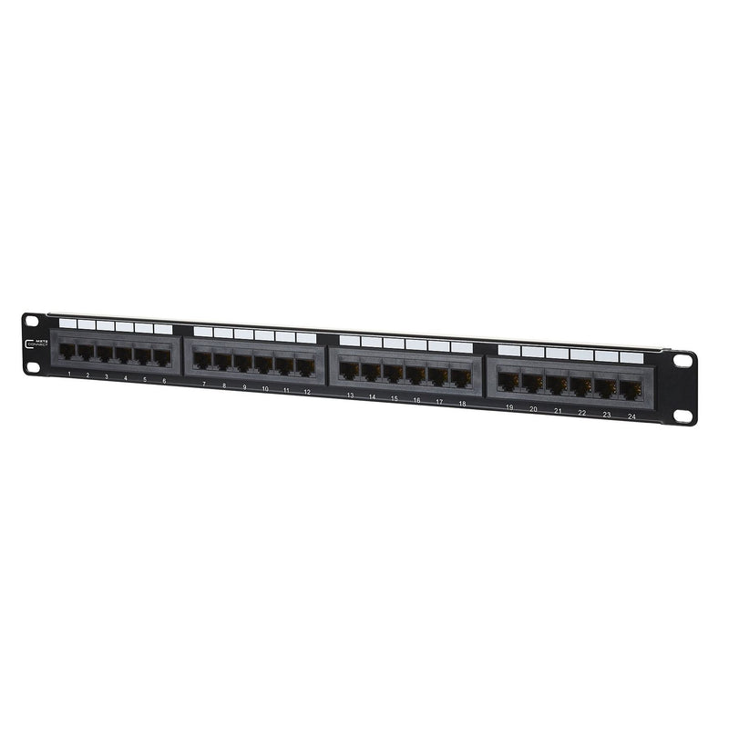 Metz Connect - Patchpanel Kupfer Cat.6 Patchfeld 130A10-AP29-E UTP 24 Port 1HE LSA