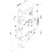 Assa Abloy effeff - Elektrischer Türöffner Sicherheitsschloss 709 709X601PZ---G44