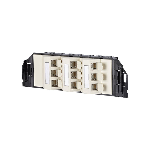 Metz Connect - Kommunikationsanschlussdose Kupfer Unterflurdose C6Amodul 130B11S90301-E 9Port 180 GB3,pws