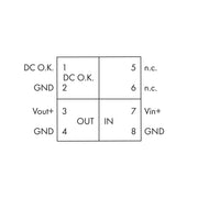 WAGO - Gleichstromversorgung Wandler 787-2801 DC/DC, 24V/5V, 0,5A