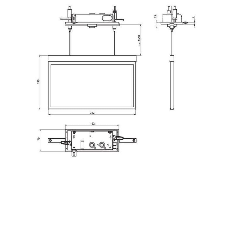 RP-Technik - Sicherheitsleuchte LED-Rettungszeichenleuchte AXCT009ML-E ZB + ML