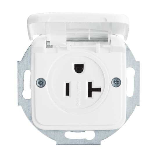 Busch-Jaeger - Steckdose Nema-Steckdose 3016 EUK-214 m.Klappdeckel