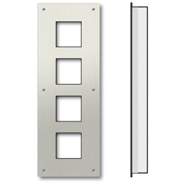 TCS Tür Control - Montageelement für Türstation Frontplatte UP ZAU2004-0030 für 4 AMI-Module
