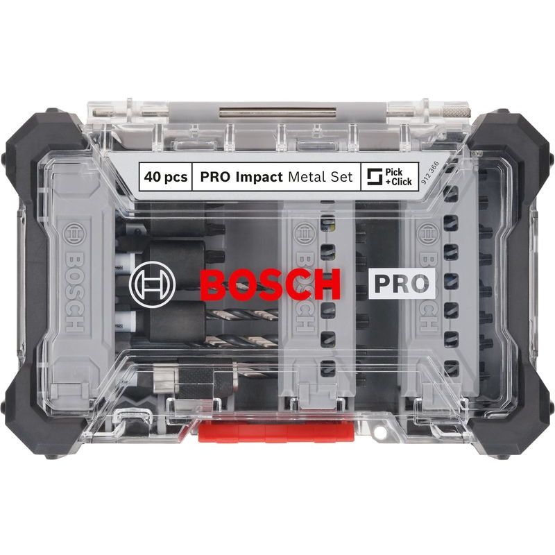 Bosch - Werkzeugset PRO Impact Schrauberbits 2608521U86VE(40) und Metallbohrer Set − 3 Packung
