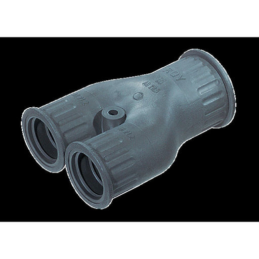 Murrplastik - Verbinder für Wellschläuche Schlauchverteiler YTPE-F-21/21/29 sw