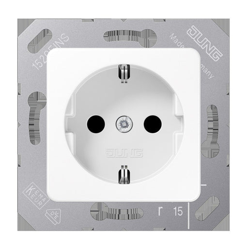 Jung - Steckdose SCHUKO-Steckdose 16A 250V CD 5120 BFKI WW m.Berührungsschutz
