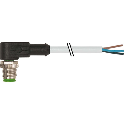 Murrelektronik - Rundsteckverbinder, feldkonfektionierbar (Industriesteckverbinder) Stecker M12 gewinkelt 5m 7000-12101-2140500 m.freiem Leitungsen