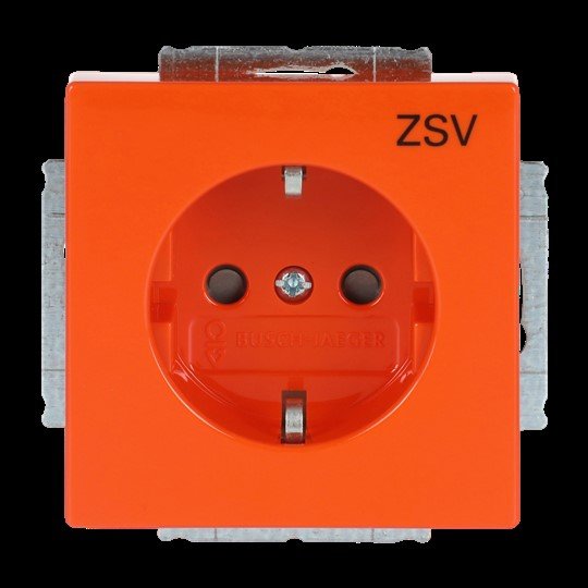Busch-Jaeger - Steckdose SCHUKO Steckdosen-Einsatz 20 EUCB-14-82-10 orange RAL2004