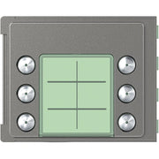 Legrand (BT) - Abdeckrahmen Frontblende Ruftastmodul 352165 6 Ruftasten, Robur