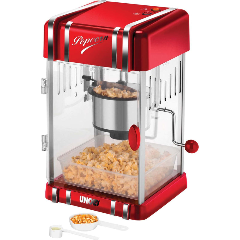 Unold - Popcornmaschine Popcorn-Automat 48535 Retro − 2 Stück