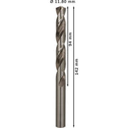 Bosch - Bohrer PRO Metal HSS-G 2608585536 Spiralbohrer 11,8 x