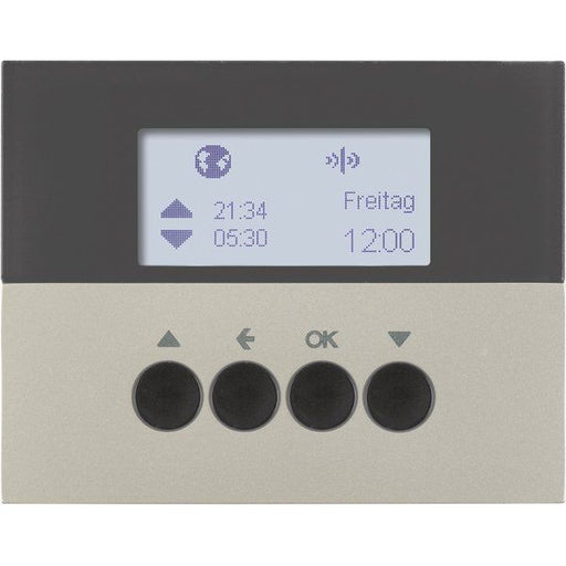 Berker - Bussystem-Zeitschaltuhr KNX-Funk Jalousieschaltuhr 85745173 edelstahl lackiert