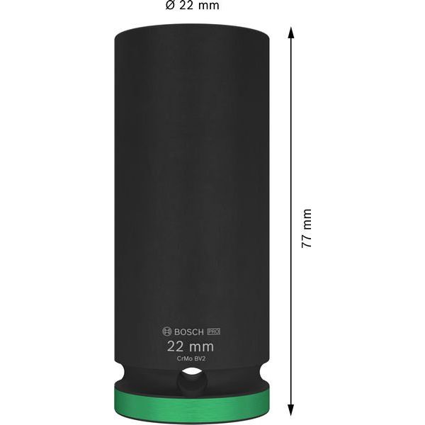 Bosch - Sechskant-Einsatz für Steckschlüssel PRO Impact 2608003053 Steckschlüsselsatz
