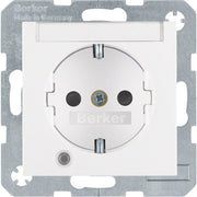 Berker - Steckdose SCHUKO-Steckdose pws/gl 41108989 Kontroll-LED