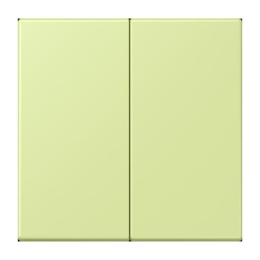 Jung - Abdeckung/Bedienelement für Installationsschalterprogramme Wippe für Taster 2fach LC 102 222 vert jaune clair