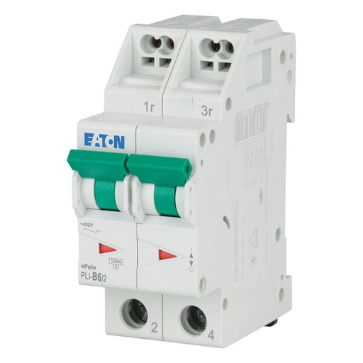 Eaton - Leitungsschutzschalter PLI-B6/2 B 6A, 2p Steckkl