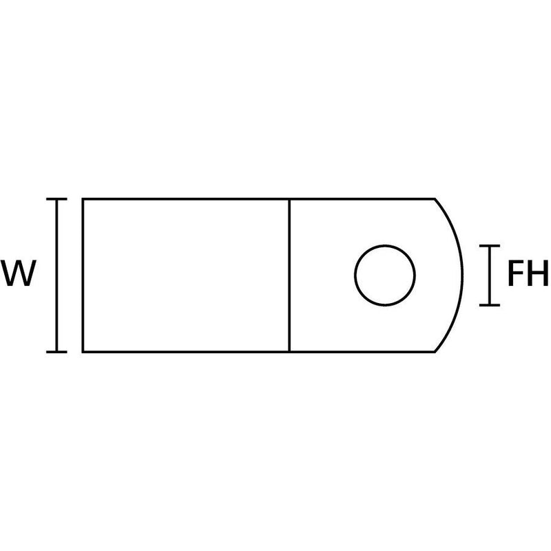 HellermannTyton - Rohrschelle Befestigungsschelle AFCSS25-SS316-ML(10) Edelstahl rostfrei − 10 Stück