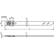 HellermannTyton - Kabelbinder Edelstahlkabelbinder MST700S SS304 ML 100 700x5,9mm − 100 Stück