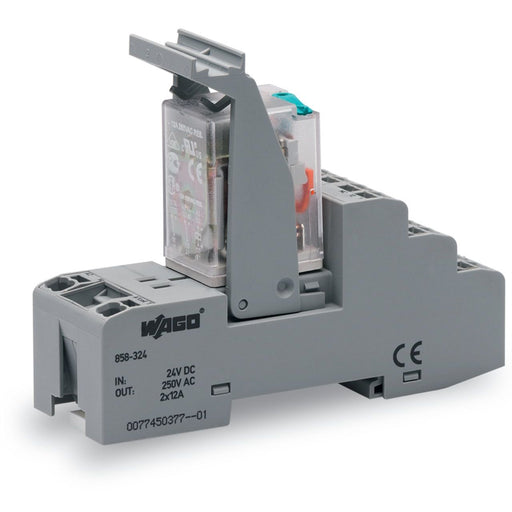 WAGO - Schaltrelais Relaismodul 858-528 AC 230 V,2W, grau − 5 Stück