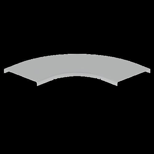 Unex - Deckel Bogen für Kabeltragsystem Abdeckung Bogen 90° grau 66211-48 200 U48X RAL7038 − 2 Stück
