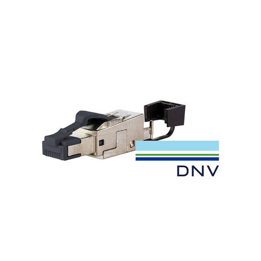 Metz Connect - Modularer Steckverbinder C6A RJ45 Field plug 130E405032-DNV pro DNV − 10 Stück