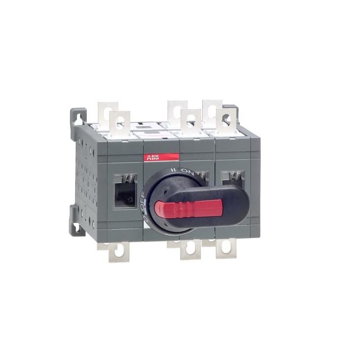 ABB Stotz S&J - Lasttrennschalter Lastumschalter OT160E12CP 0A m. Griff u. Welle