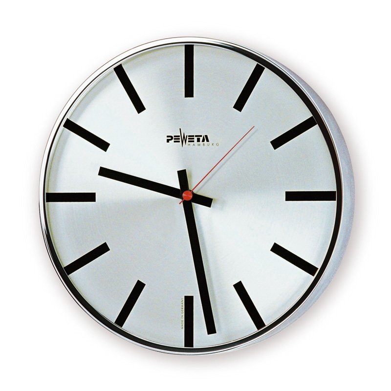 Peweta - Uhr Funkuhr 52.230.341 innen,230V,D=300mm